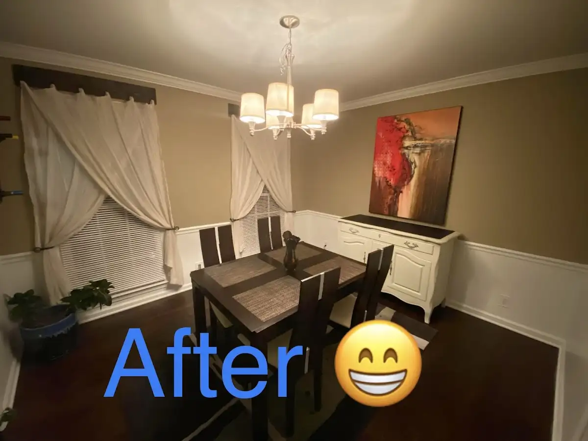 Professional dining room restoration after water damage in Signal Mountain